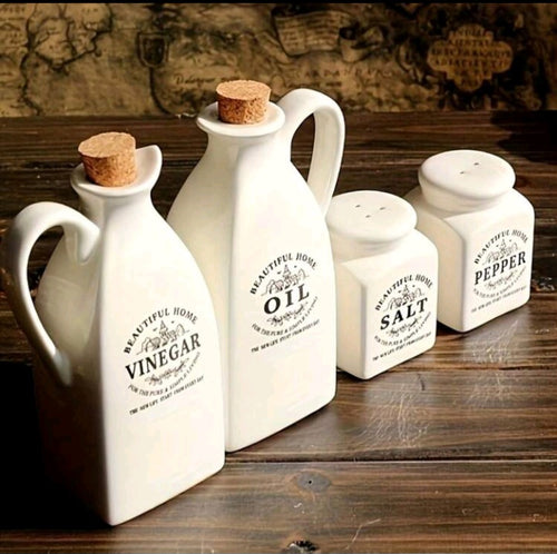 4-Piece Minimalist Dispenser Bottle Set